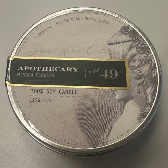 PURE HOME COUTURE - Mimosa Flower - 100% Soy Candle - 113 g / 4 oz - 15 hours - Picture 1 of 8